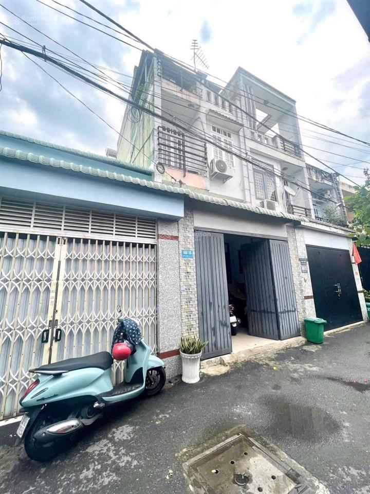 Nhà 4 tầng shr  huỳnh thị hai q12  xe hơi ngủ trong nhà