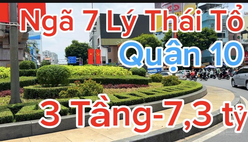 Bán nhà đường lê hồng phong  lý thái tổ quận 10  hxh  dt 3,6x11m nhà 3 tầng btct  giá 7,3 tỷ