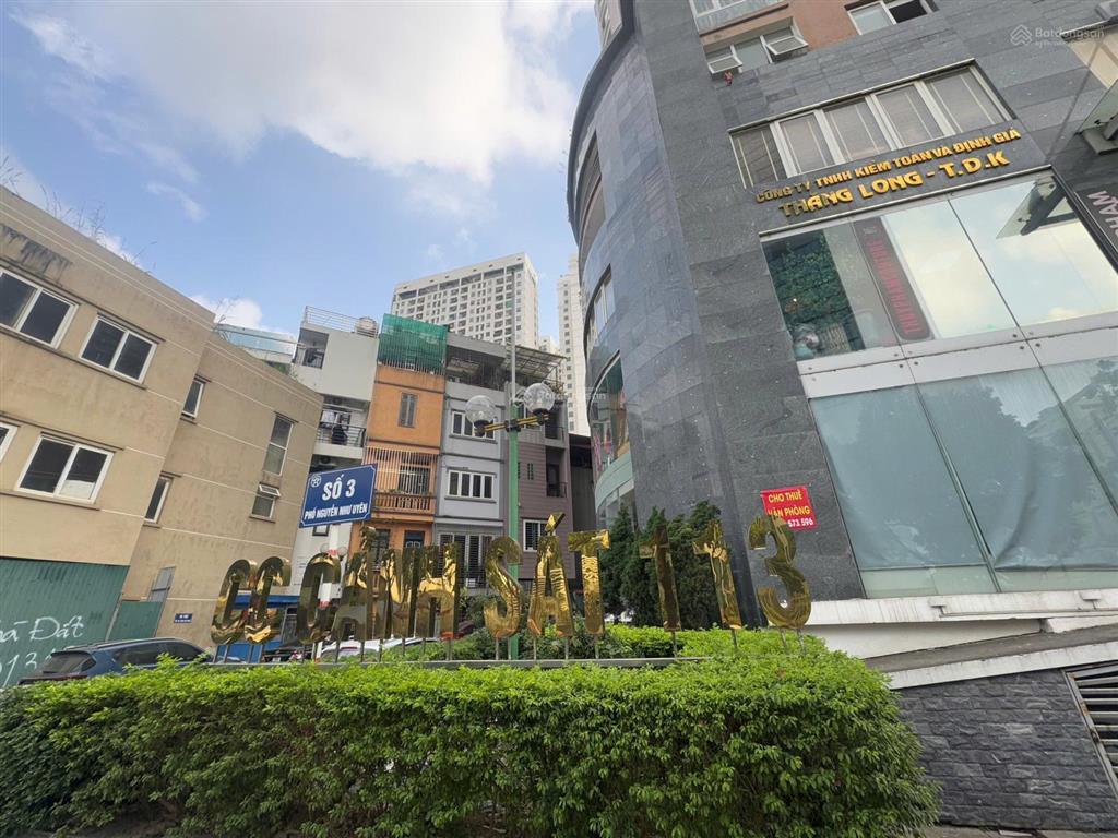 Bán sàn văn phòng  nguyễn như uyên  cầu giấy
