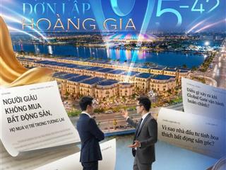 Dinh thự đơn lập góc hg542  tọa độ vàng khởi vận những chu kỳ tăng trưởng mới.