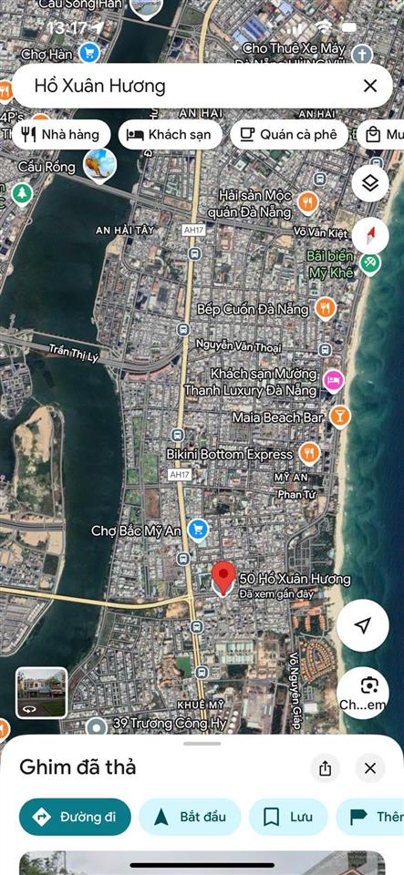 Nhà 3 tầng kiệt hồ xuân hương nhs tp đn, full nội thất  dòng tiền sẵn 17 tr/th  giá chi 7 tỷ 6