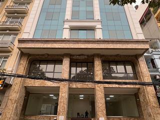 Cho thuê tòa văn phòng 9 tầng mặt phố hoàng ngân, dt 240m2. mt 16m. giá 400 triệu/tháng