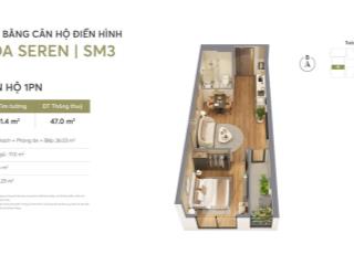 Greenera southmark sống xanh, sống khỏe mỗi ngày. căn hộ 3 phòng ngủ dual key giá chỉ 78tr/m2