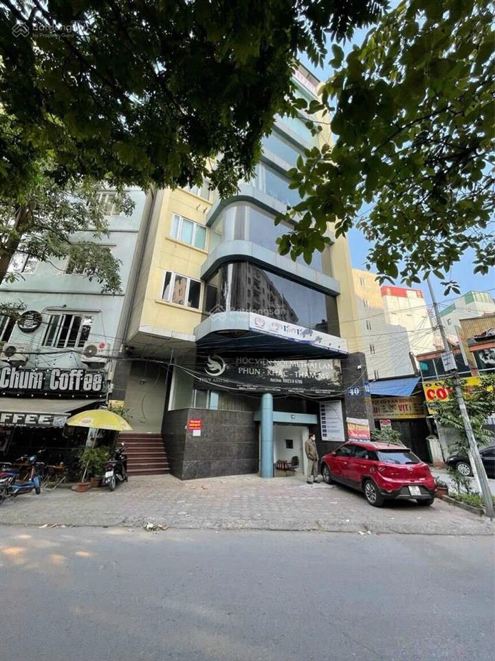 Cho thuê vp 80m2 giá 23,5tr/tháng tại ngõ 45 trần thái tông, cầu giấy. có thang máy, có hầm để xe.