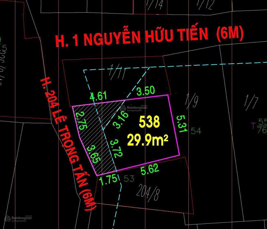 Chỉ 3.18 tỷ có ngay đất ngang 6m gần aeon mall tân phú