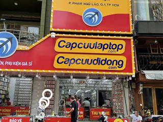 Bán nhà mặt tiền đường bùi viện, quận 1 (4,50x12,5m2)hđt 180triệu/th giá 75 tỷ