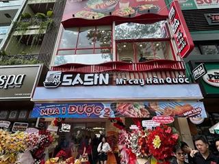 Bán nhà mặt tiền đường nguyễn thái học. (8x20)hđt 350triệu/th giá 180tỷ hầm 5 tầng