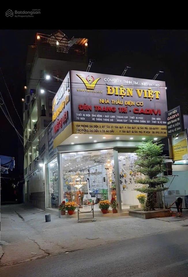 Bán nhà góc 2, mặt tiền đường tân kỳ tân quý,quận tân phú(5x30)hđt40triệu/th giá 22 tỷ .