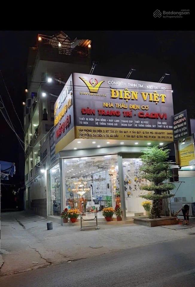 Bán nhà góc 2, mặt tiền đường tân kỳ tân quý,quận tân phú(5x30)hđt40triệu/th giá 22 tỷ .