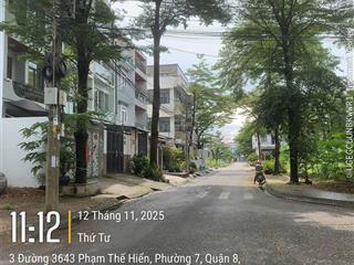 Bán gấp nền đất mặt tiền 5x24m vuông vức vị trí đẹp| kdc phú lợi, phạm thế hiển p. 7 quận 8