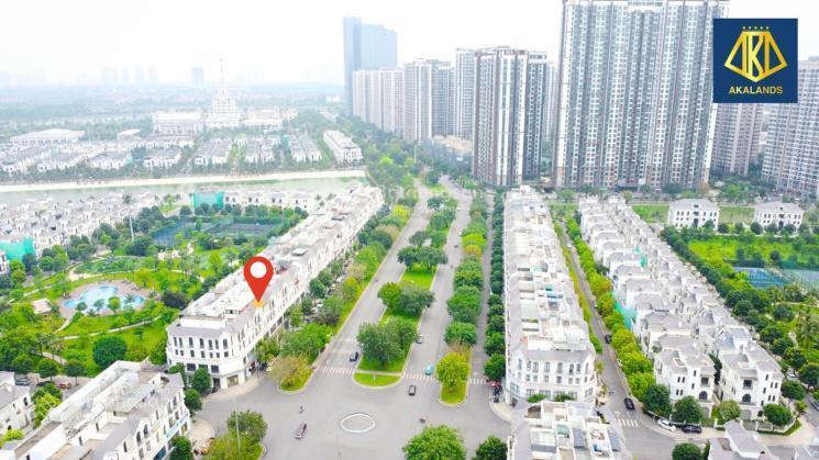 Shophouse xẻ khe ngọc trai 8 kinh doanh mặt đường 52m2 tại vinhomes ocean park gia lâm 90m2