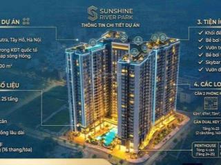 Sunshine river park  căn hộ view sông hồng, không gian sống đẳng cấp tại tâm điểm ciputra