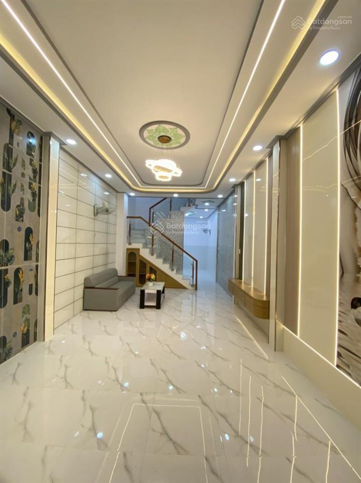 Nhà 4/ mới 100%  1 trệt 1 lầu hẻm 3m bình trị đông  gần chợ