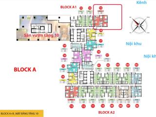 Rổ hàng vip căn góc hoa hậu 3pn3wc 99m2 tầng sân vườn có view kênh và view nội khu siêu đẹp