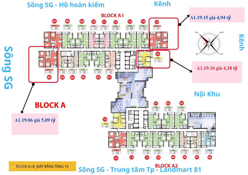 Bán căn góc 3pn tầng sân vườn siêu đẹp, view kênh và sông sg, giá 50 triệu/m2 full vat