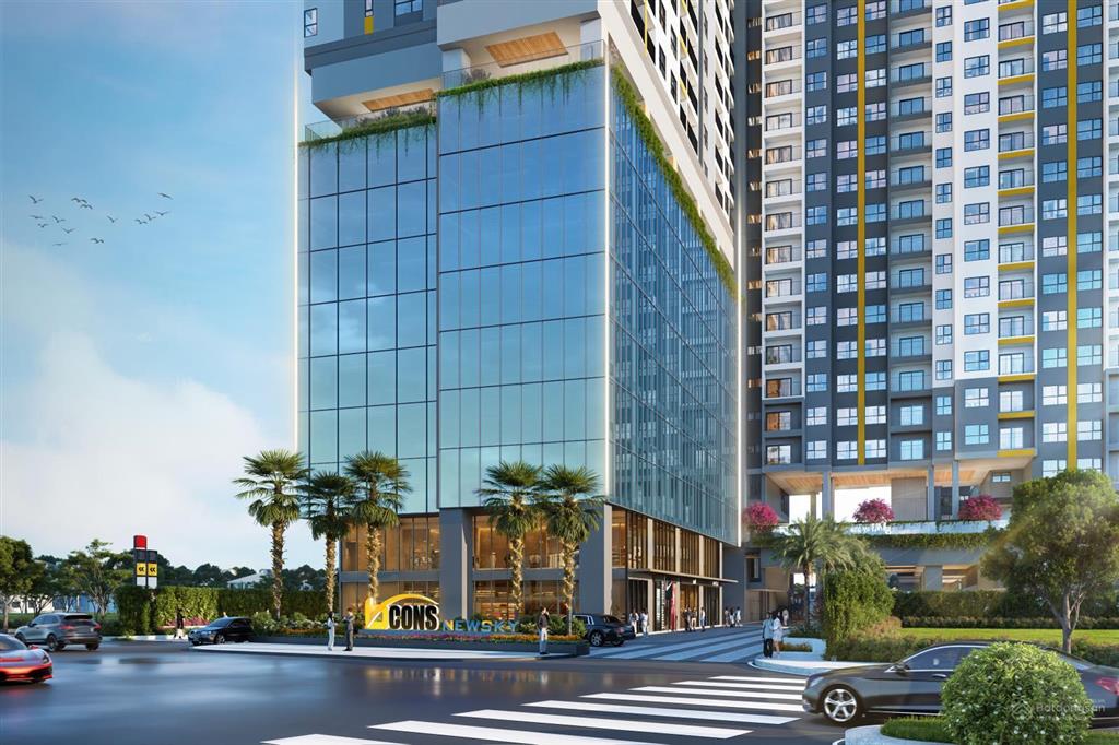 Bán căn tầng sân vườn view nội khu đông nam siêu hiếm tại bcons newsky, 3,748 tỷ, 72,77m2, 2pn, 2wc