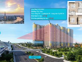 Căn hộ góc 3pn3wc view sông và trung tâm tp, 99m2 chỉ 4,7 tỷ đã vat  thanh toán 950tr sở hữu ngay