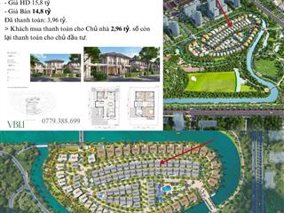 Cắt lỗ 1 tỷ biệt thự park village waterpoint, chỉ cần thanh toán 3 tỷ