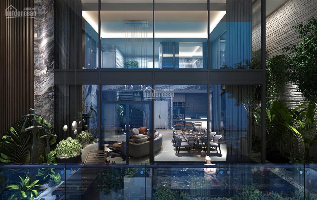 Noble crystal tây hồ ciputra, bể bơi sân vườn, view hồ tây sông hồng