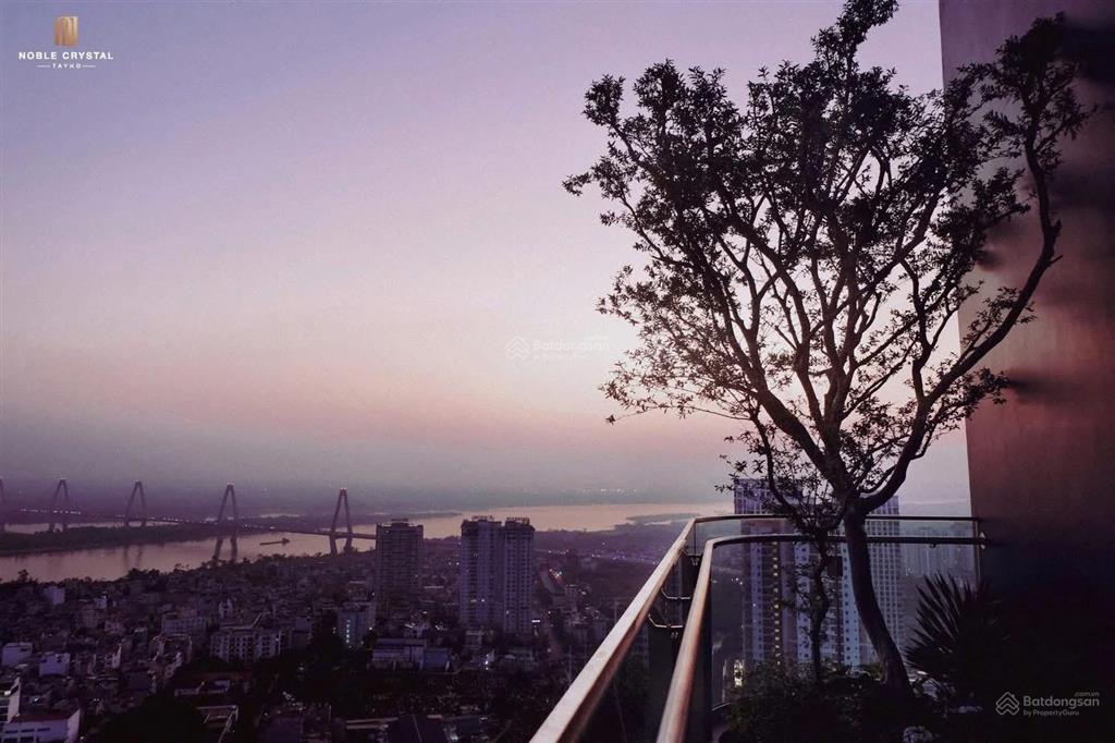 Noble crystal tây hồ ciputra, bể bơi sân vườn, view hồ tây sông hồng
