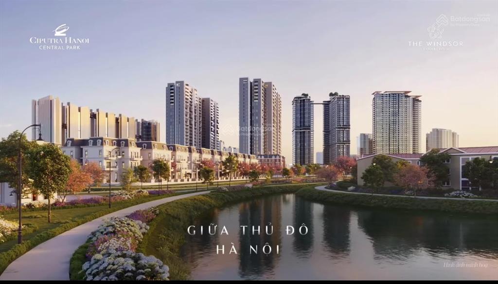 Biệt thự đảo the windsor collection ciputra 300m phân khu q2, ct07, bt89 tâm điểm lõi công viên