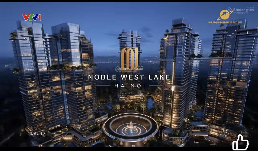 Noble west lake tây hồ căn hộ hàng hiệu thuộc ciputra view trực diện hồ tây