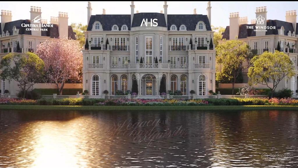 Mở bán biệt thự đảo 308m2 the windsor collection tây hồ ciputra, q2 bt89 ct07, view hồ công viên