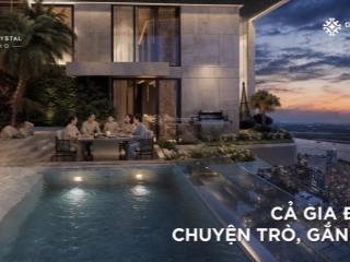 Noble crystal tây hồ ciputra, bể bơi sân vườn, view hồ tây sông hồng