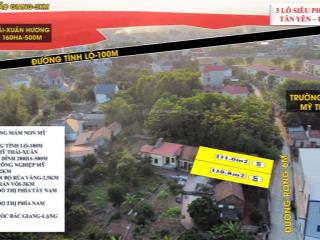 Đất công nghiệp mỹ thái lạng giang diện tích 111m2 mặt tiền 6m cách khu công nghiệp mỹ thái 500m