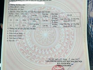 Chính chủ bán 83,8 m2 đất thổ cư chương mỹ, sẵn sổ đỏ 1,5 tỷ