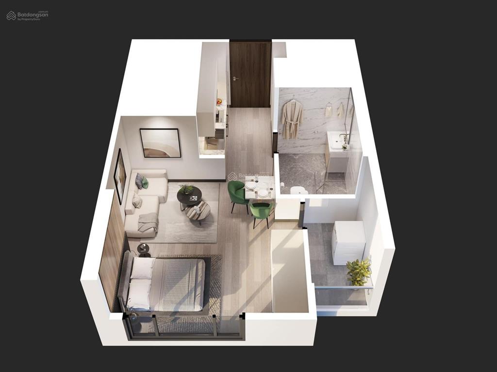 Chính chủ cho thuê căn hộ masterise west heights, 8,5 triệu vnd, 30 m2, full đồ, tầng trung