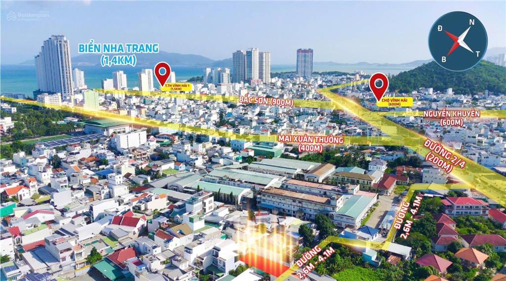 Bán lô đất hẻm trần quang diệu vĩnh hoà, gần biển gần trường, ngay chung cư hoàng quân