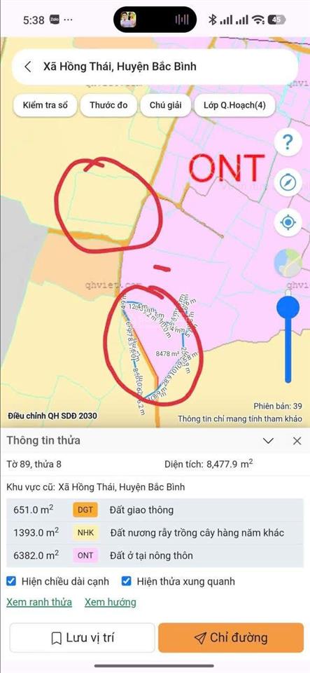 Bán đất xã hồng thái huyện bắc bình bình thuận