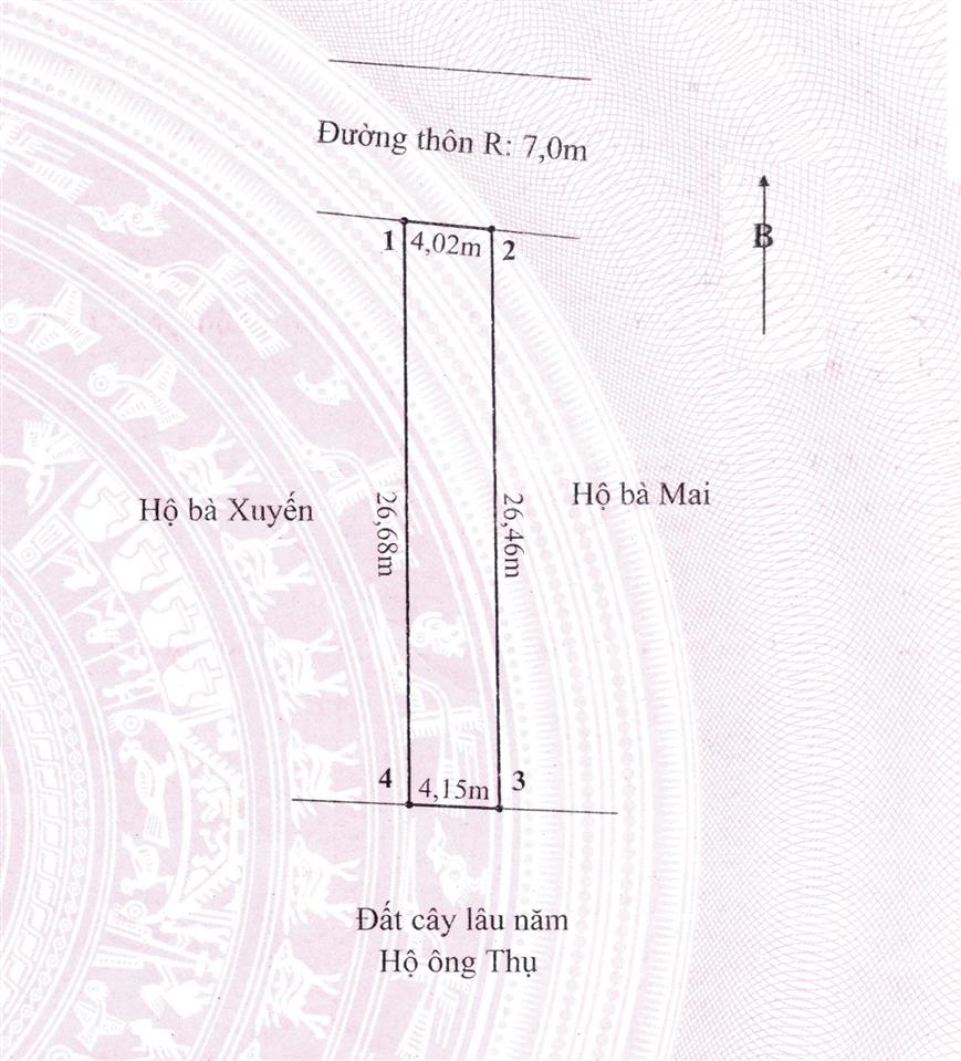 Cần bán 108 m2 đất kỳ sơn, thủy nguyên 550 triệu