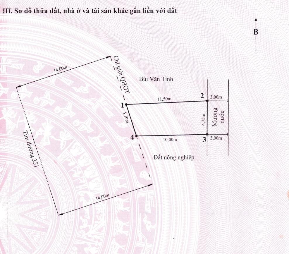 Cần bán nhà mặt đường 351 (an dương) mặt tiền 6,6m