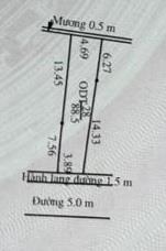Ngân hàng thanh lý 88,5 m² đất mặt đường giáp sơn kinh môn 1,7 tỷ đồng