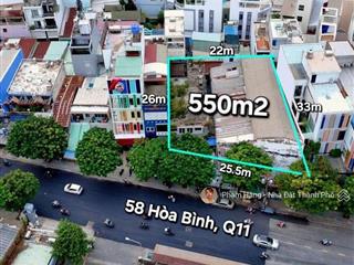 Bán 800m2 đất 25x39 view đầm sen hòa bình