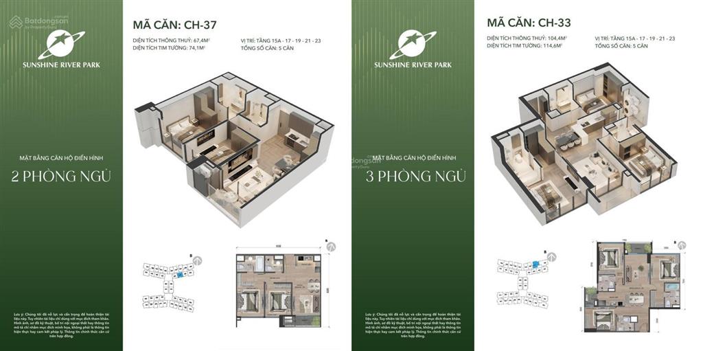 Mở bán đợt 1 sunshine river parkciputra hanoi. chiết khấu 12%, htls 0% giá từ 104tr/m2. ký cđt
