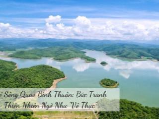 Đất ven sông cái  kênh hồ sông quao, thuận lợi làm kdl sinh thái, nhà vườn