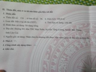 Lô đất số 794, đường n5, khu tđc hợp xuân, thị trấn tằng loỏng, bảo thắng, lào cai