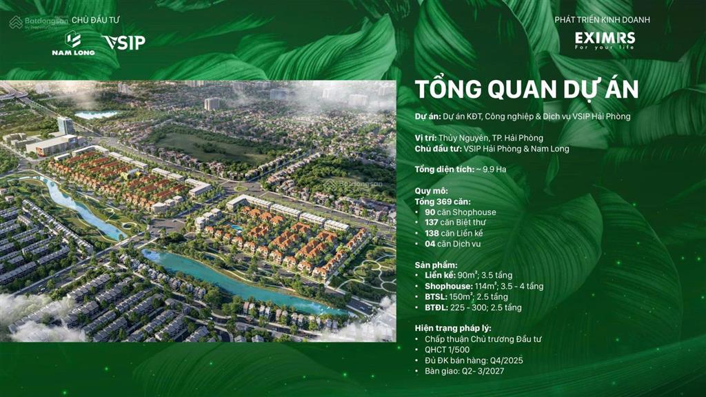 Chỉ hơn 5 tỷ sở hữu bất động sản thấp tầng sol garden quỹ căn ngoại giao giá tốt trong khu vực