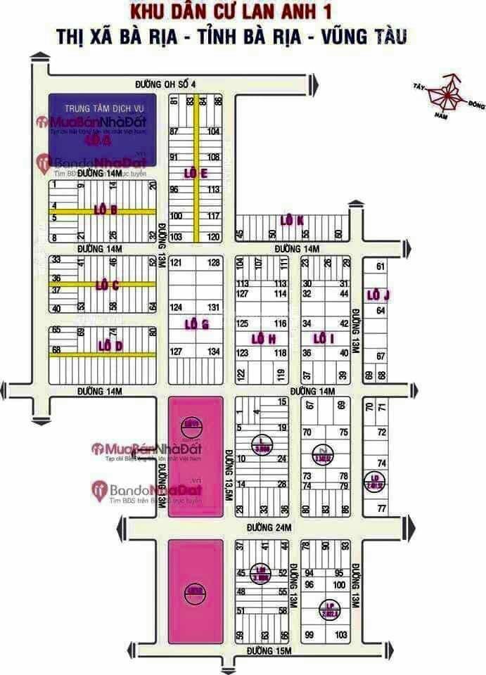 Cần bán nền đất dự án lan anh 1. giá 1.85 tỷ/100m2 cam kết ra hàng nhanh nhất