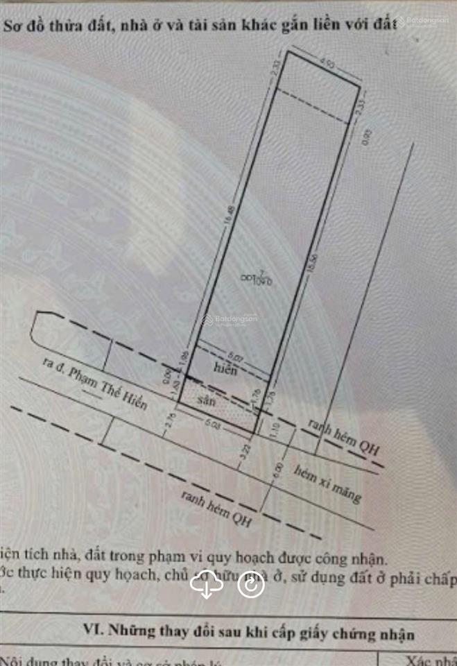 Nhà cấp 4 rộng 110m2 ngang 5m bề thế  khu hiện hữu tiện xây mới  phạm thế hiển  q8
