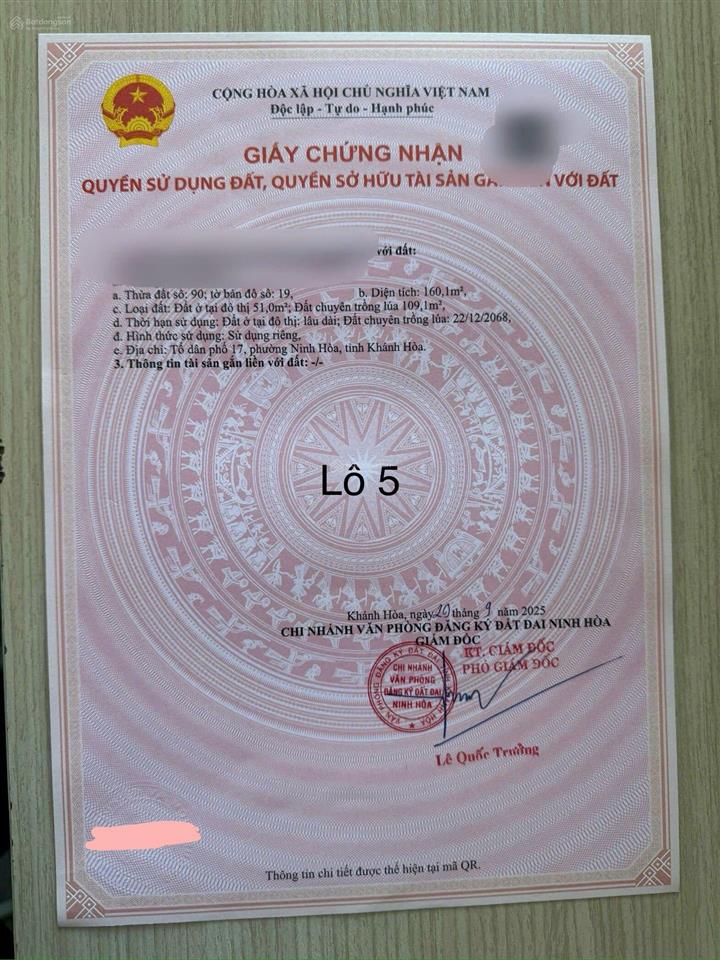 Bán đất nền phường ninh hòa giá rẻ