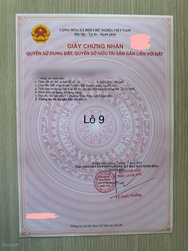 Bán đất nền phường ninh hòa giá rẻ