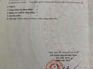 Bán nhà số 18 hồ hán thương , phường cửa nam , tp vinh