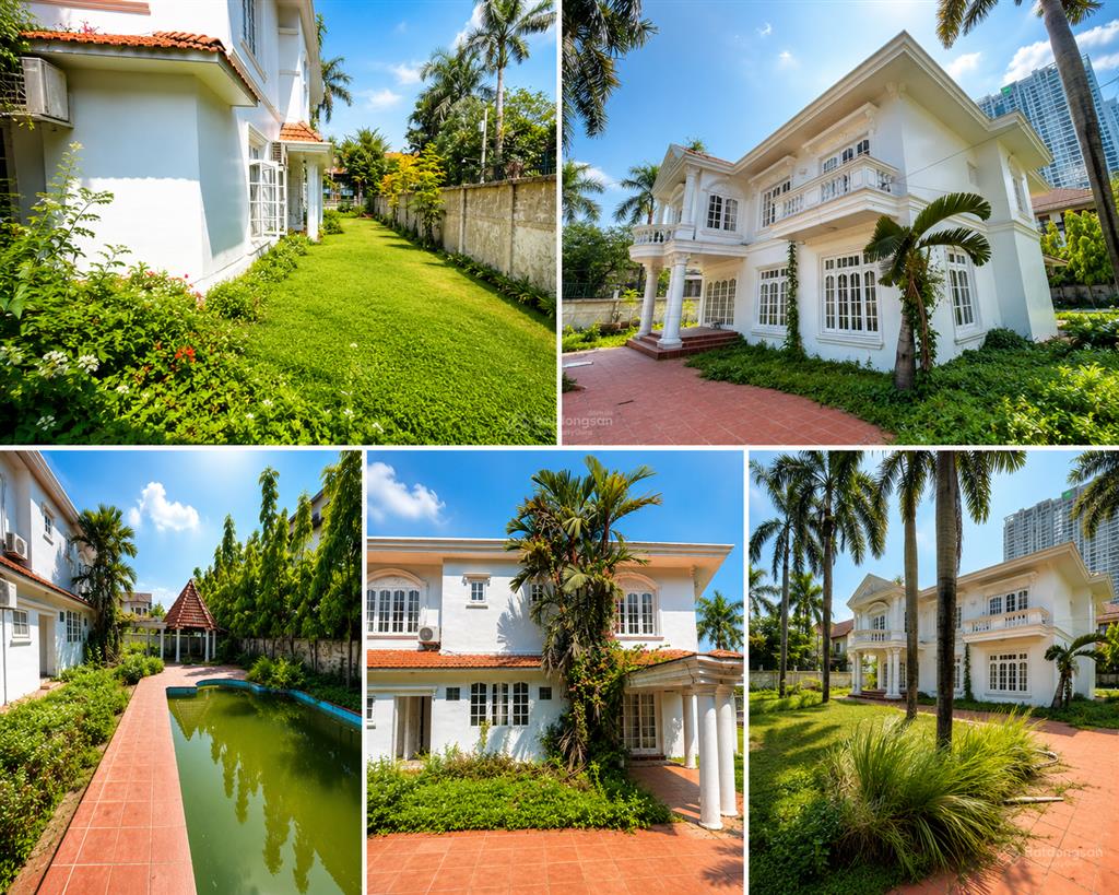 Cho thuê biệt thự 1300m2 thảo điền, mặt tiền nguyễn ư dĩ, giá thuê 15.000 usd