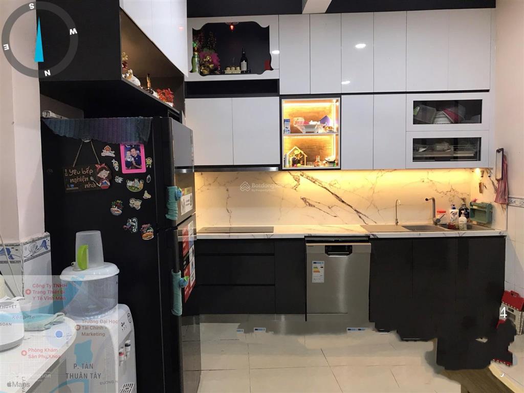 Đối diện đại học tài chính nhà 2 tầng đẹp nở hậu 68m2 hẻm thông quận 7 chỉ 8.3 tỷ