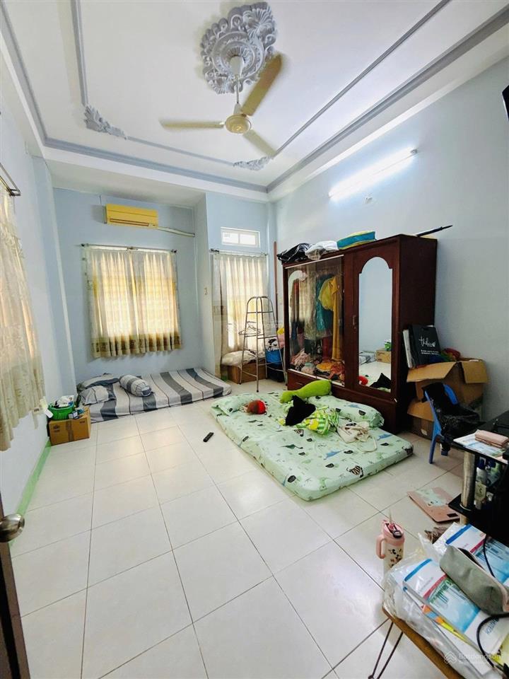 [quận 8 dương bá trạc]  nhà mới ở ngay 61m nở hậu 5 tầng  hẻm 4m thông 5pn, 4wc.