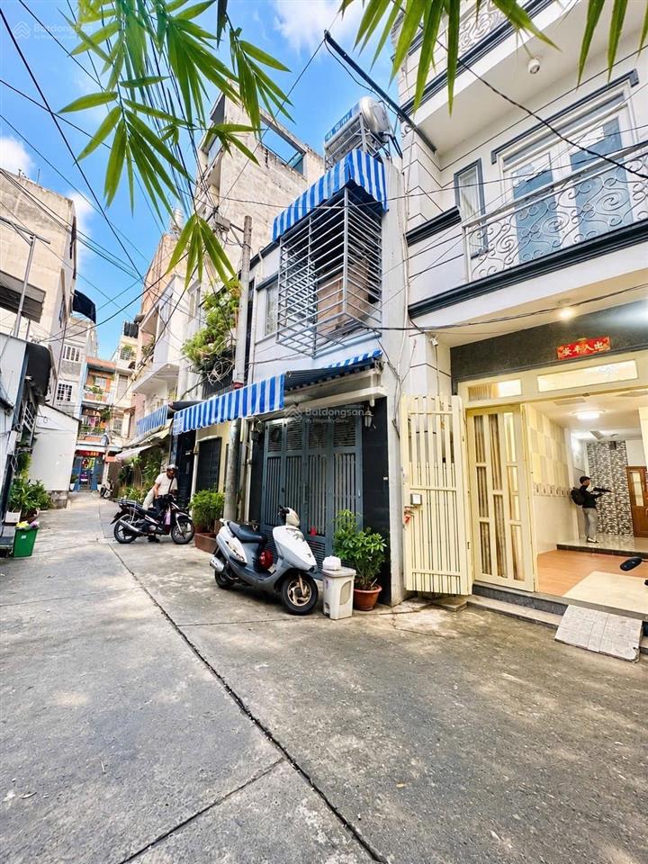 [quận 8] âu dương lân  nhà còn mới ở ngay  gần mặt tiền  hẻm trước nhà hơn 6m  4 tầng